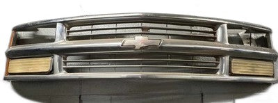 1994-1998 Chevrolet C/K Pickup Truck Front Grille Assembly - Chrome