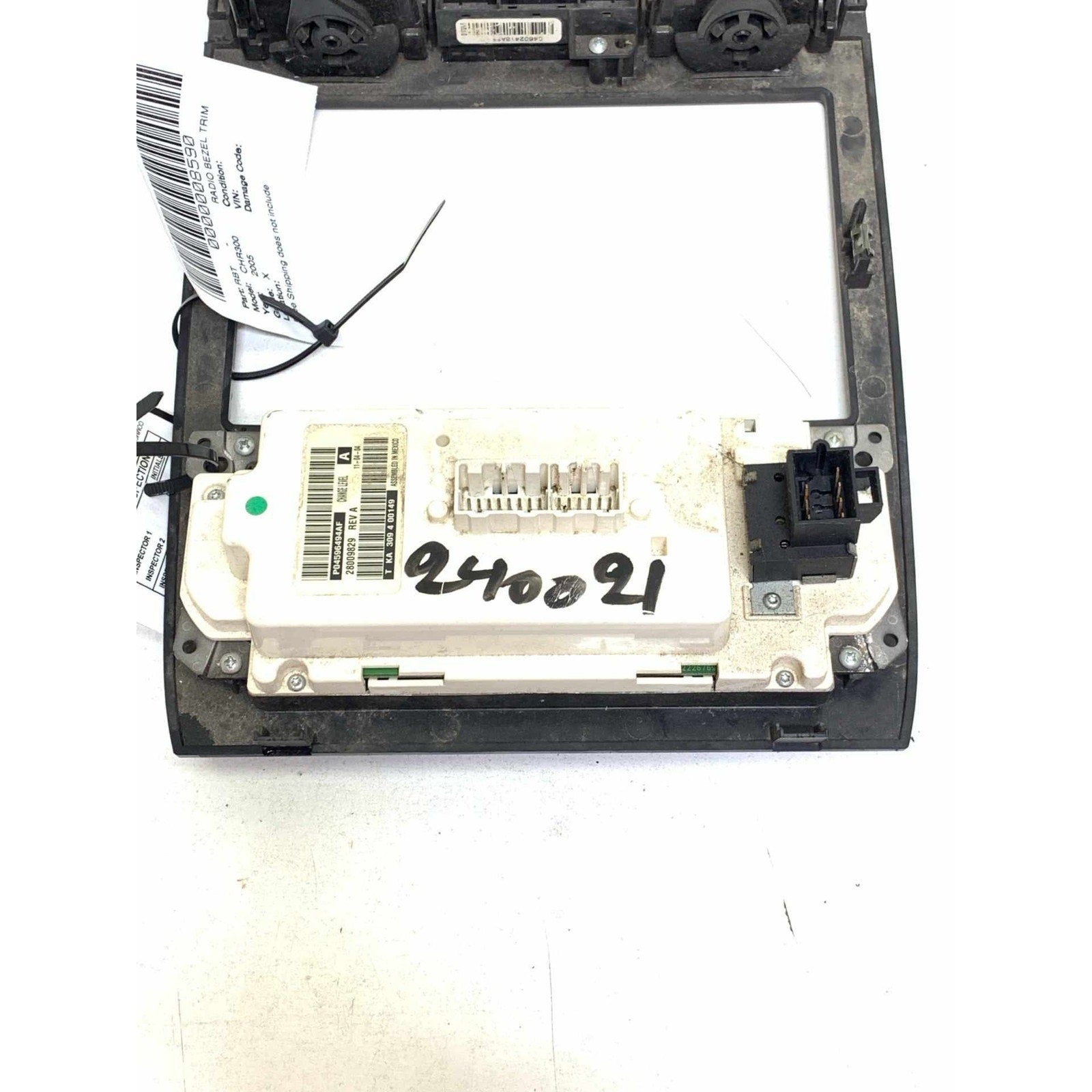 Heater A/c Control CHRYSLER 300 05