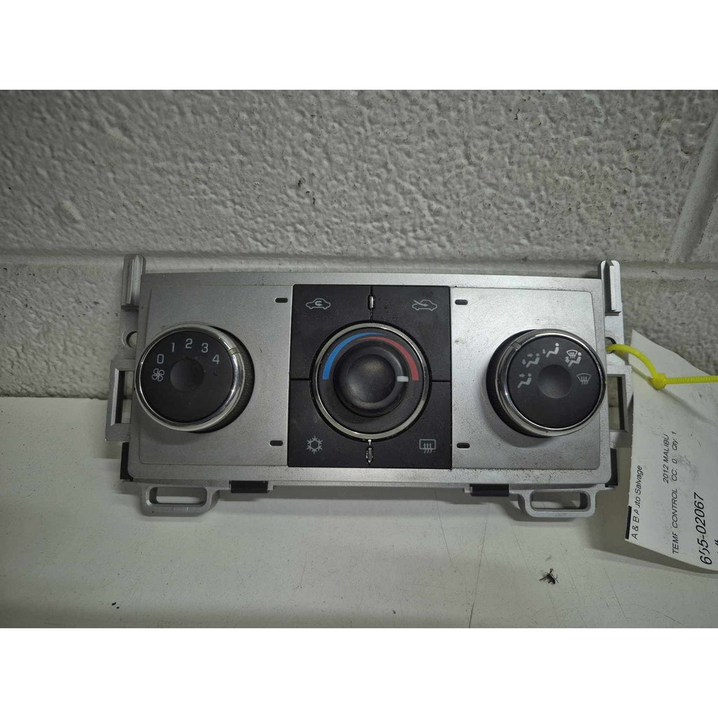 Heater A/c Control CHEVY MALIBU 08 09 10 11 12
