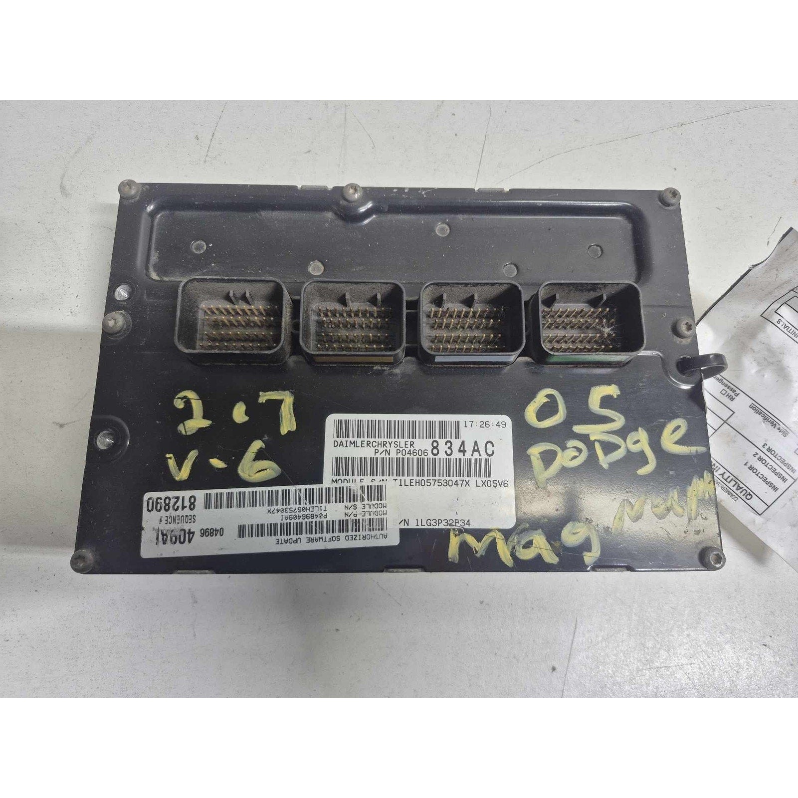 Engine/motor Brain Box DODGE MAGNUM 05
