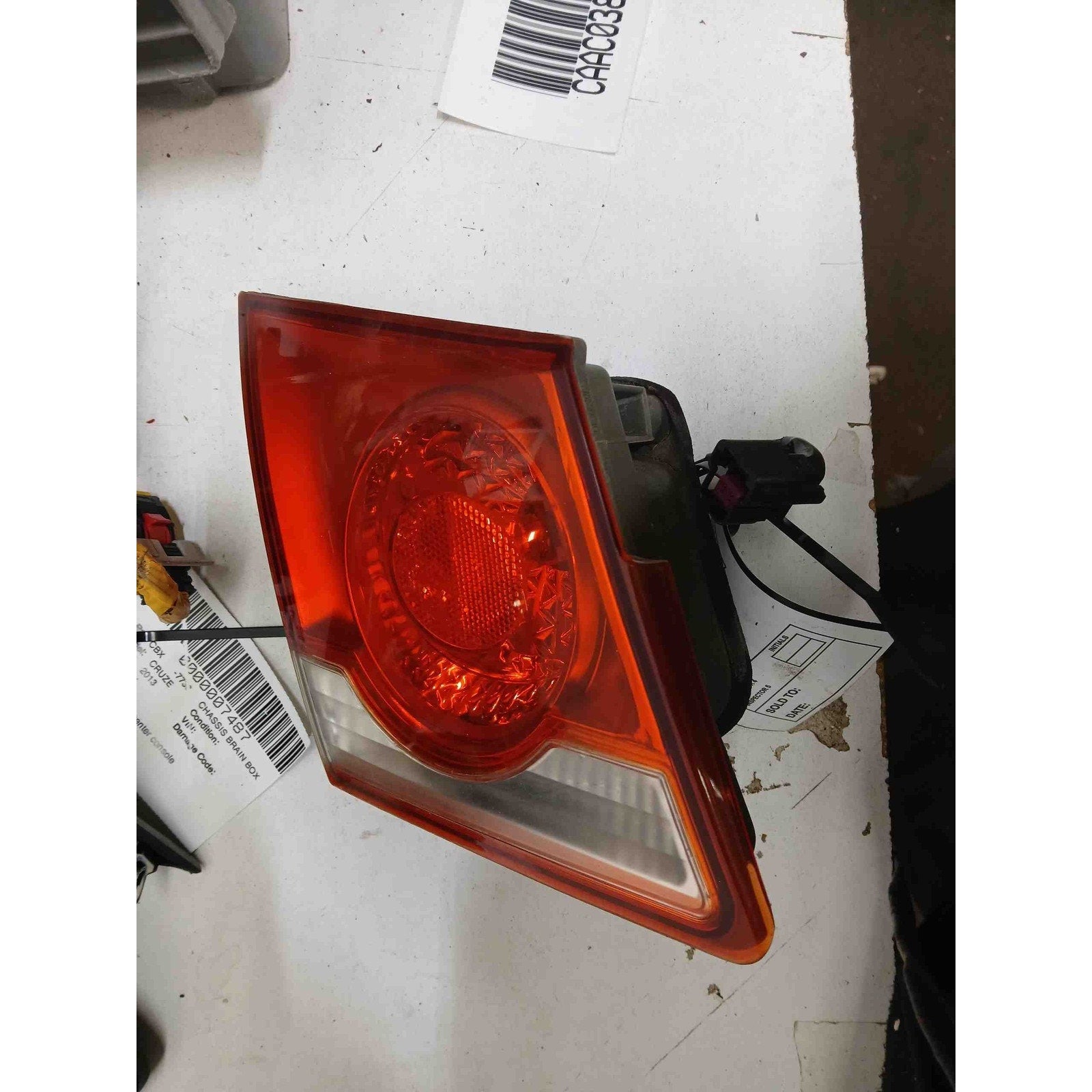 Tail Light Assembly CHEVY CRUZE Left 11-15 See Pics for Imperfections