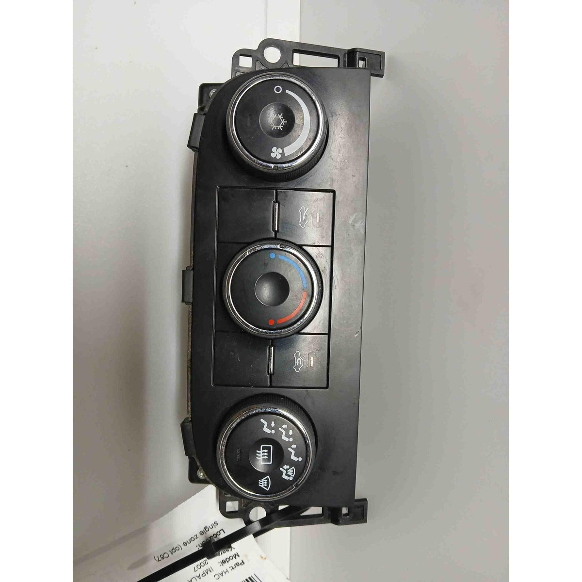 Used Heater A/c Control CHEVY IMPALA 06 07 08 - photo 1