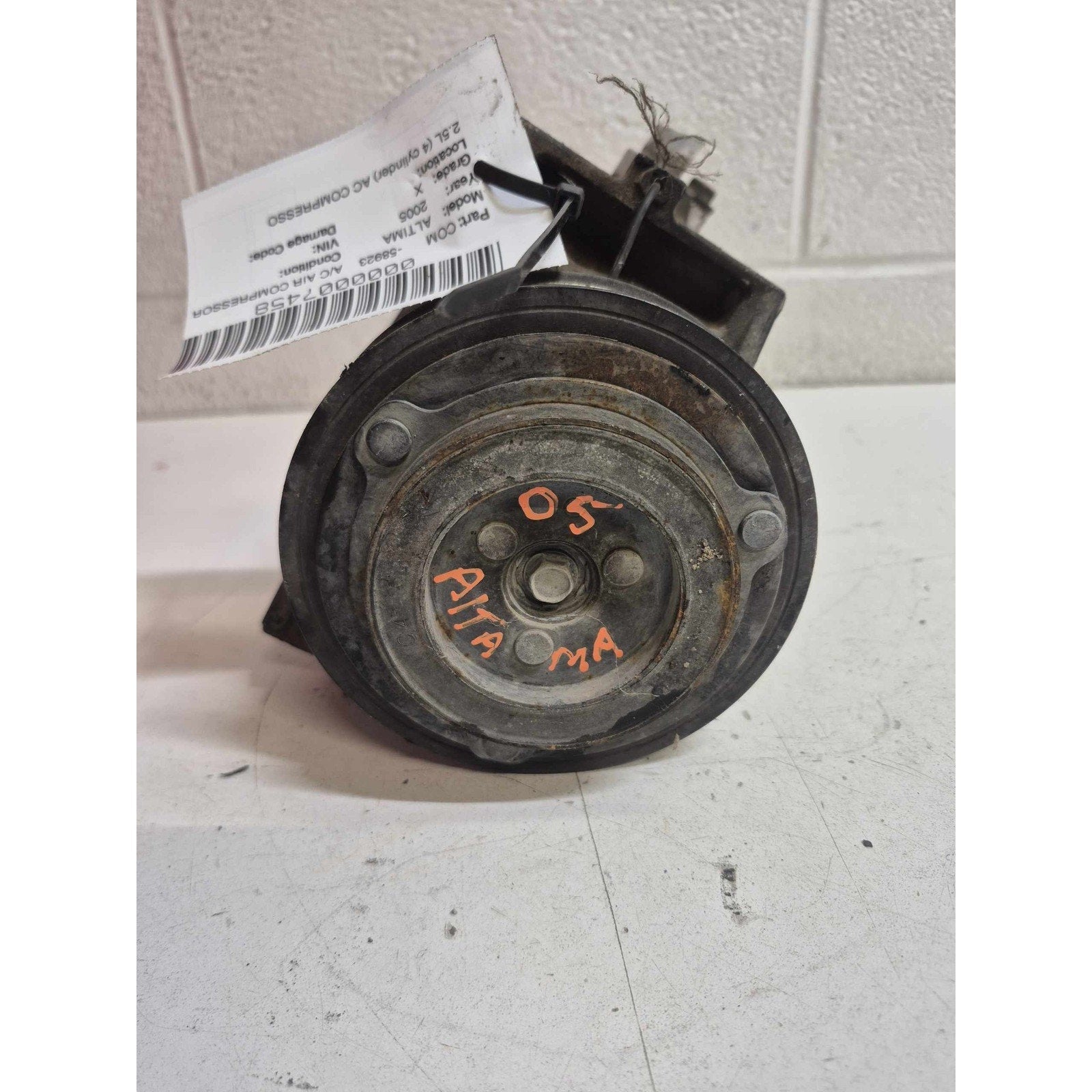A/c Air Compressor NISSAN ALTIMA 02 03 04 05 06