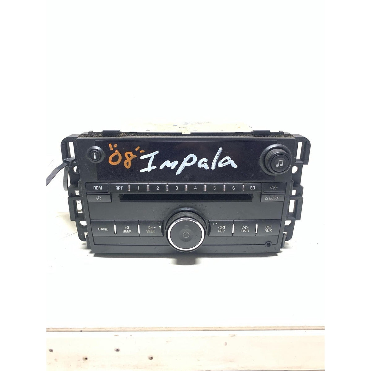 Audio & Visual Equip.(radio) CHEVY IMPALA 07 08 See Pics for Imperfections