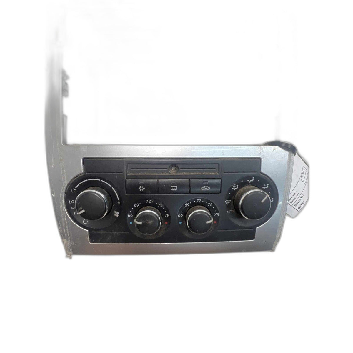 Heater A/c Control DODGE CHARGER 06 07 Does Not Include Bezel See Pics