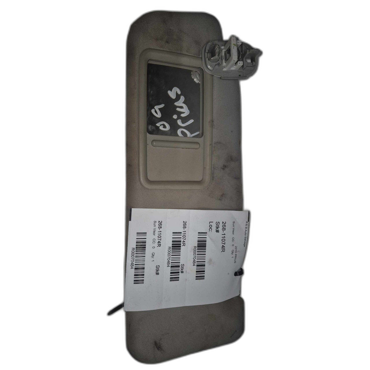 Sun Visor TOYOTA PRIUS Right 10 11 12 13 14 15