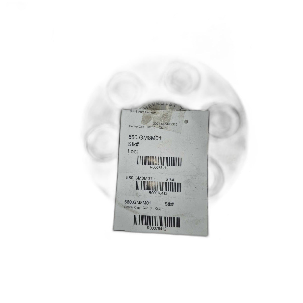 Center Cap CHEVY SILVERADO 1500 01