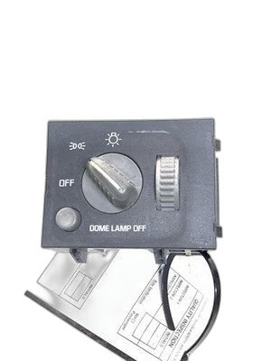 1994 Chevy Pickup 1500 Headlight Switch Assembly With Dome Lamp Override