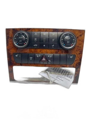 W164 ML-Class Climate Control AC Heater Switch Panel Wood Trim