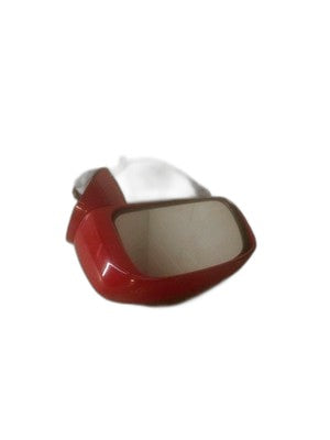 Versa 2007 Left Side Door Mirror Assembly - Red