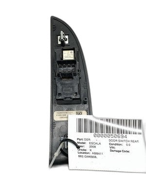 2008 Escalade Rear Door Window Switch Assembly