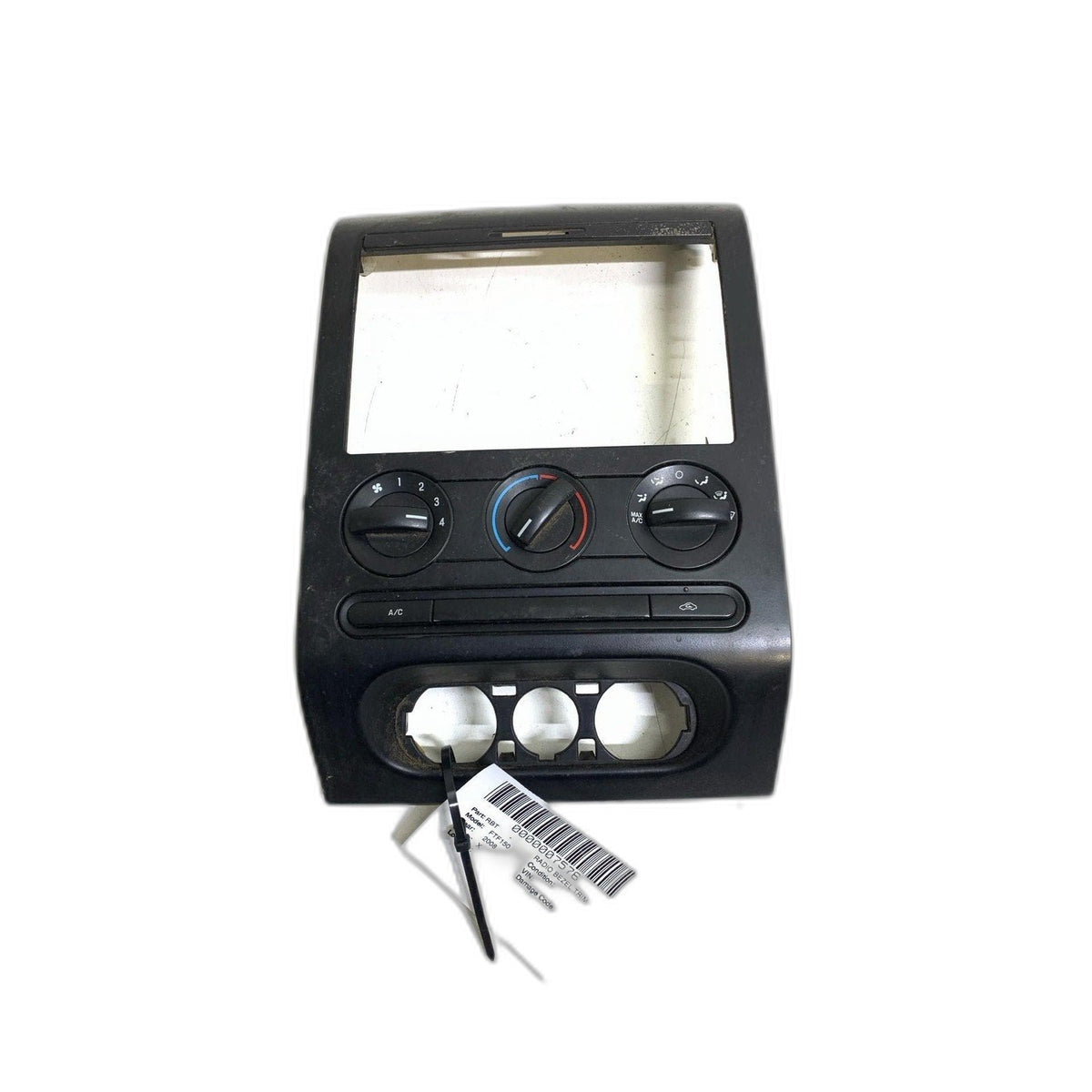 Radio Bezel Trim FORD PICKUP F150 08 Heater A/C Control Sold Separate