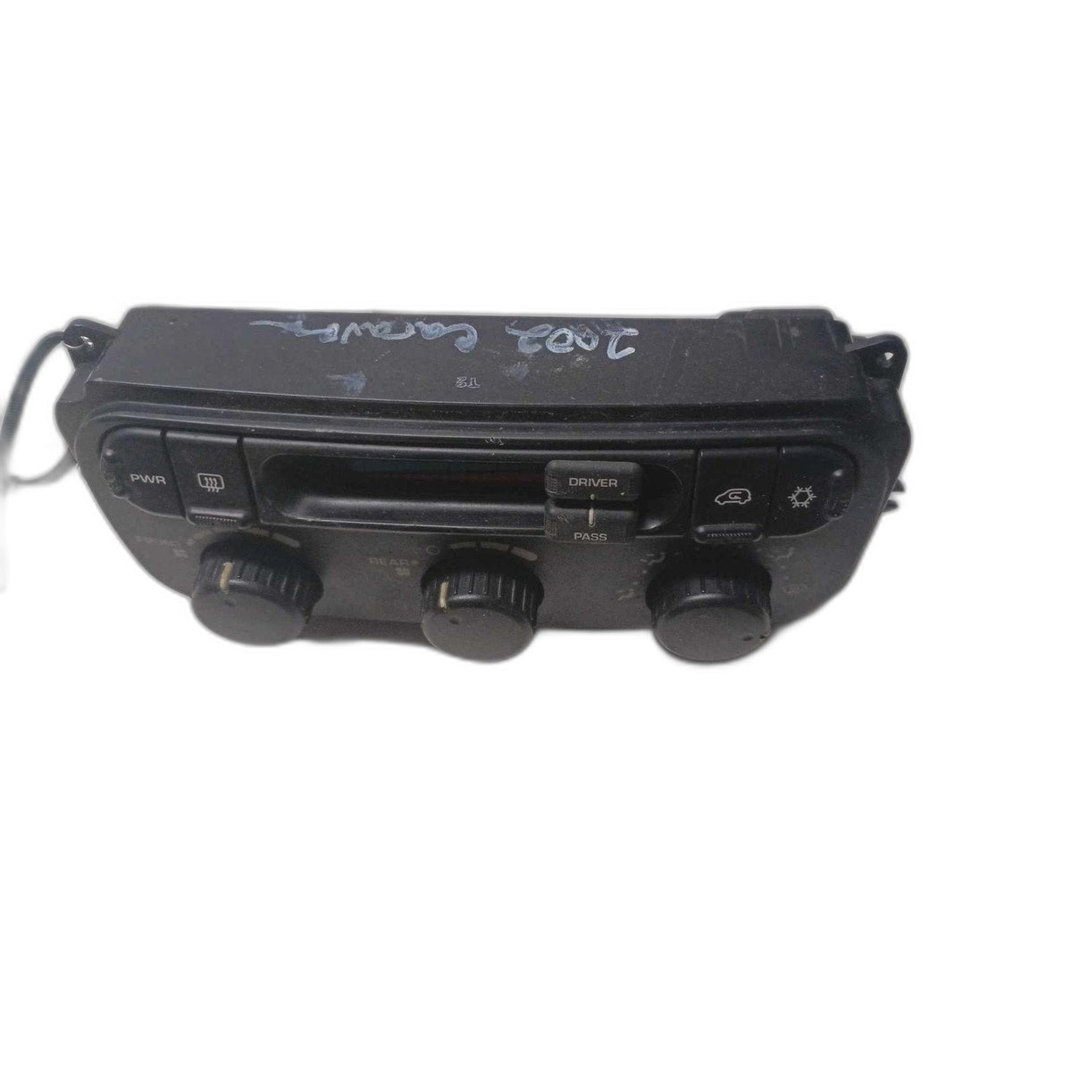 Heater A/c Control DODGE CARAVAN 01 02