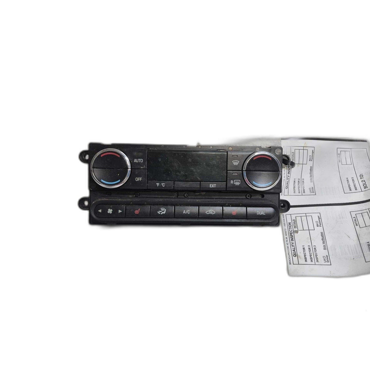 Heater A/c Control FORD TAURUS 08 09