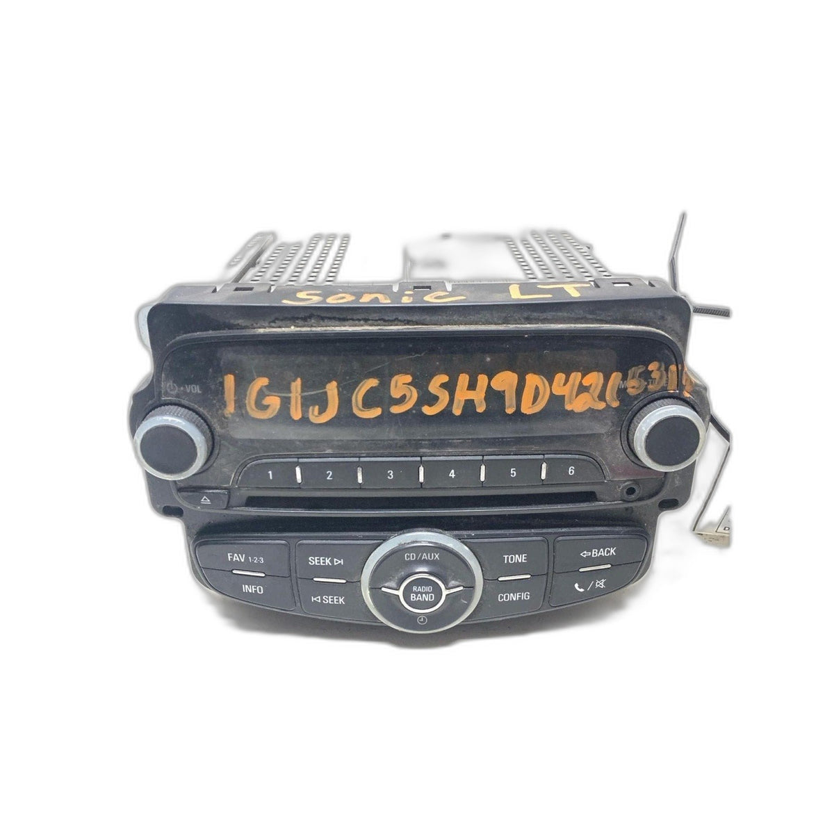 Audio & Visual Equip.(radio) CHEVY SONIC 13 Control Panel Only