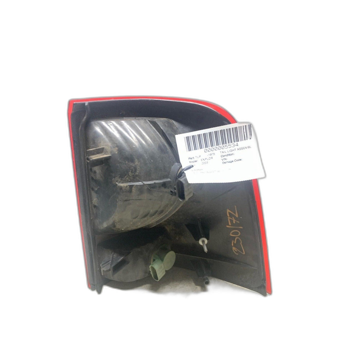 Tail Light Assembly FORD EXPLORER Left 02 03 04 05 See Pics for Imperfections