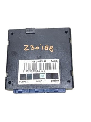 Body Control Module (BCM) P/N 09375899
