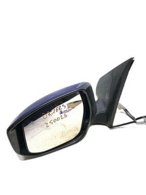Sentra Left Side Door Mirror Assembly 2013-2015 Blue With LED Signal