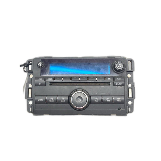 07 08 CHEVY IMPALA Audio & Visual Equip.(radio) Am-fm-cd Player-mp3 (opt Us8)